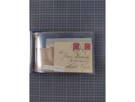 1891/1935, Sammlung “OST-ASIATISCHE HAUPTLINIE” bzw. “OST ASIATISCHE LINIE” mit über 90 Briefen, Karten und Ganzsachen. Dabei