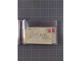 1891/1935, Sammlung “OST-ASIATISCHE HAUPTLINIE” bzw. “OST ASIATISCHE LINIE” mit über 90 Briefen, Karten und Ganzsachen. Dabei