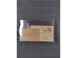 1891/1935, Sammlung “OST-ASIATISCHE HAUPTLINIE” bzw. “OST ASIATISCHE LINIE” mit über 90 Briefen, Karten und Ganzsachen. Dabei