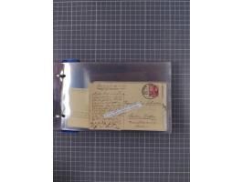 1891/1935, Sammlung “OST-ASIATISCHE HAUPTLINIE” bzw. “OST ASIATISCHE LINIE” mit über 90 Briefen, Karten und Ganzsachen. Dabei