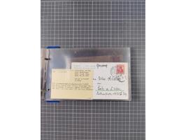 1891/1935, Sammlung “OST-ASIATISCHE HAUPTLINIE” bzw. “OST ASIATISCHE LINIE” mit über 90 Briefen, Karten und Ganzsachen. Dabei