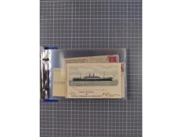 1891/1935, Sammlung “OST-ASIATISCHE HAUPTLINIE” bzw. “OST ASIATISCHE LINIE” mit über 90 Briefen, Karten und Ganzsachen. Dabei