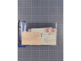 1891/1935, Sammlung “OST-ASIATISCHE HAUPTLINIE” bzw. “OST ASIATISCHE LINIE” mit über 90 Briefen, Karten und Ganzsachen. Dabei