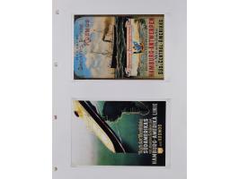 1923/32, kleine Partie “LINIE BREMEN-LA PLATA”, “BREMEN-CUBA”, “HAMBURG-CUBA-MEXIKO” und “HAMBURG-MEXIKO” mit 11 Briefen, Kar