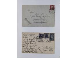 1923/32, kleine Partie “LINIE BREMEN-LA PLATA”, “BREMEN-CUBA”, “HAMBURG-CUBA-MEXIKO” und “HAMBURG-MEXIKO” mit 11 Briefen, Kar