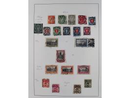 1920/39, meist gestempelte Sammlung ab Aufdruckausgaben, inkl. Dienstmarken, dabei komplette Sätze, Block 1-3, Dienstmarken, 