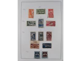 1920/39, meist gestempelte Sammlung ab Aufdruckausgaben, inkl. Dienstmarken, dabei komplette Sätze, Block 1-3, Dienstmarken, 