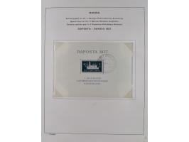 1920/39, meist gestempelte Sammlung ab Aufdruckausgaben, inkl. Dienstmarken, dabei komplette Sätze, Block 1-3, Dienstmarken, 