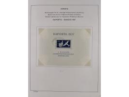 1920/39, meist gestempelte Sammlung ab Aufdruckausgaben, inkl. Dienstmarken, dabei komplette Sätze, Block 1-3, Dienstmarken, 