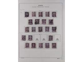 1920/39, meist gestempelte Sammlung ab Aufdruckausgaben, inkl. Dienstmarken, dabei komplette Sätze, Block 1-3, Dienstmarken, 