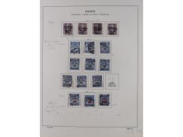 1920/39, meist gestempelte Sammlung ab Aufdruckausgaben, inkl. Dienstmarken, dabei komplette Sätze, Block 1-3, Dienstmarken, 