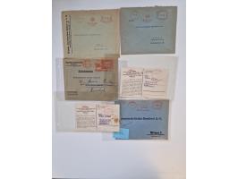 1926/70 (ca.), interessante Sammlung “Absenderfreistempel der Reedereien” mit ca. 140 Briefen/Karten inkl. Doubletten und etl