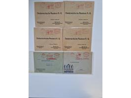 1926/70 (ca.), interessante Sammlung “Absenderfreistempel der Reedereien” mit ca. 140 Briefen/Karten inkl. Doubletten und etl