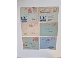 1926/70 (ca.), interessante Sammlung “Absenderfreistempel der Reedereien” mit ca. 140 Briefen/Karten inkl. Doubletten und etl