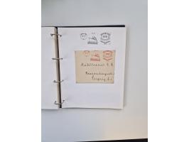 1926/70 (ca.), interessante Sammlung “Absenderfreistempel der Reedereien” mit ca. 140 Briefen/Karten inkl. Doubletten und etl