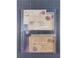 1891/1938, Sammlungspbestand “DASP BREMEN-NEW YORK” mit ca. 85 Briefen, Karten und GSK, Schwerpunkt bis ca. 1920 mit Untersch