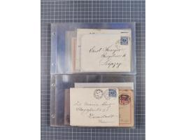 1891/1938, Sammlungspbestand “DASP BREMEN-NEW YORK” mit ca. 85 Briefen, Karten und GSK, Schwerpunkt bis ca. 1920 mit Untersch