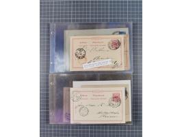 1891/1938, Sammlungspbestand “DASP BREMEN-NEW YORK” mit ca. 85 Briefen, Karten und GSK, Schwerpunkt bis ca. 1920 mit Untersch