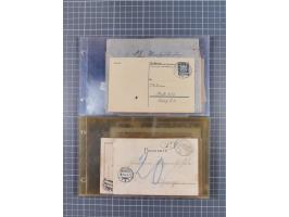 1891/1938, Sammlungspbestand “DASP BREMEN-NEW YORK” mit ca. 85 Briefen, Karten und GSK, Schwerpunkt bis ca. 1920 mit Untersch