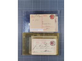 1891/1938, Sammlungspbestand “DASP BREMEN-NEW YORK” mit ca. 85 Briefen, Karten und GSK, Schwerpunkt bis ca. 1920 mit Untersch