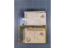 1891/1938, Sammlungspbestand “DASP BREMEN-NEW YORK” mit ca. 85 Briefen, Karten und GSK, Schwerpunkt bis ca. 1920 mit Untersch