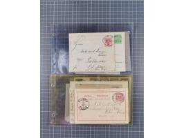 1891/1938, Sammlungspbestand “DASP BREMEN-NEW YORK” mit ca. 85 Briefen, Karten und GSK, Schwerpunkt bis ca. 1920 mit Untersch