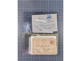 1891/1938, Sammlungspbestand “DASP BREMEN-NEW YORK” mit ca. 85 Briefen, Karten und GSK, Schwerpunkt bis ca. 1920 mit Untersch