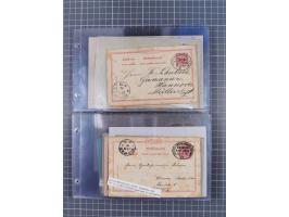 1891/1938, Sammlungspbestand “DASP BREMEN-NEW YORK” mit ca. 85 Briefen, Karten und GSK, Schwerpunkt bis ca. 1920 mit Untersch