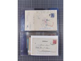 1891/1938, Sammlungspbestand “DASP BREMEN-NEW YORK” mit ca. 85 Briefen, Karten und GSK, Schwerpunkt bis ca. 1920 mit Untersch