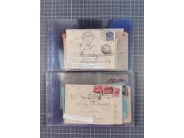 1891/1938, Sammlungspbestand “DASP BREMEN-NEW YORK” mit ca. 85 Briefen, Karten und GSK, Schwerpunkt bis ca. 1920 mit Untersch
