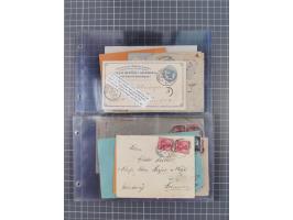 1891/1938, Sammlungspbestand “DASP BREMEN-NEW YORK” mit ca. 85 Briefen, Karten und GSK, Schwerpunkt bis ca. 1920 mit Untersch