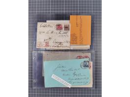 1891/1938, Sammlungspbestand “DASP BREMEN-NEW YORK” mit ca. 85 Briefen, Karten und GSK, Schwerpunkt bis ca. 1920 mit Untersch