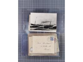 1891/1938, Sammlungspbestand “DASP BREMEN-NEW YORK” mit ca. 85 Briefen, Karten und GSK, Schwerpunkt bis ca. 1920 mit Untersch