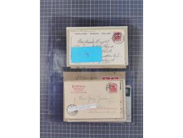 1891/1938, Sammlungspbestand “DASP BREMEN-NEW YORK” mit ca. 85 Briefen, Karten und GSK, Schwerpunkt bis ca. 1920 mit Untersch