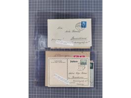 1891/1938, Sammlungspbestand “DASP BREMEN-NEW YORK” mit ca. 85 Briefen, Karten und GSK, Schwerpunkt bis ca. 1920 mit Untersch