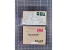 1891/1938, Sammlungspbestand “DASP BREMEN-NEW YORK” mit ca. 85 Briefen, Karten und GSK, Schwerpunkt bis ca. 1920 mit Untersch