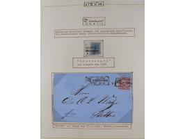 1853/1950, interessante Sammlung “Nordische Schiffspost” inkl. Transit- und Anlandungsstempeln mit fast 60 Briefen, Karten un