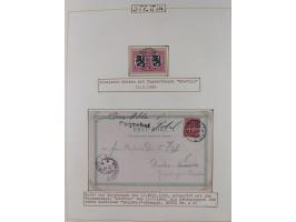 1853/1950, interessante Sammlung “Nordische Schiffspost” inkl. Transit- und Anlandungsstempeln mit fast 60 Briefen, Karten un