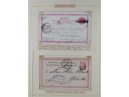 1853/1950, interessante Sammlung “Nordische Schiffspost” inkl. Transit- und Anlandungsstempeln mit fast 60 Briefen, Karten un