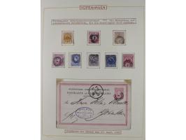 1853/1950, interessante Sammlung “Nordische Schiffspost” inkl. Transit- und Anlandungsstempeln mit fast 60 Briefen, Karten un