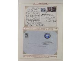 1853/1950, interessante Sammlung “Nordische Schiffspost” inkl. Transit- und Anlandungsstempeln mit fast 60 Briefen, Karten un