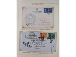 1853/1950, interessante Sammlung “Nordische Schiffspost” inkl. Transit- und Anlandungsstempeln mit fast 60 Briefen, Karten un