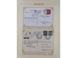 1853/1950, interessante Sammlung “Nordische Schiffspost” inkl. Transit- und Anlandungsstempeln mit fast 60 Briefen, Karten un