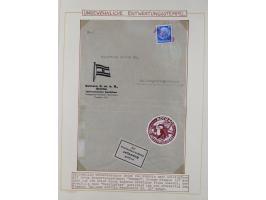 1853/1950, interessante Sammlung “Nordische Schiffspost” inkl. Transit- und Anlandungsstempeln mit fast 60 Briefen, Karten un