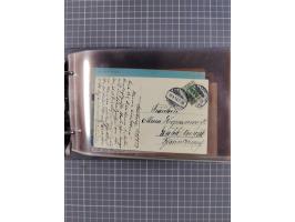 Italien: 1899/1939, interessante Sammlung der Inlands-Schiffspost mit ca. 100 Karten und GSK, dabei viele verschiedene und kl