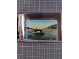 Italien: 1899/1939, interessante Sammlung der Inlands-Schiffspost mit ca. 100 Karten und GSK, dabei viele verschiedene und kl