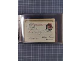 Italien: 1899/1939, interessante Sammlung der Inlands-Schiffspost mit ca. 100 Karten und GSK, dabei viele verschiedene und kl