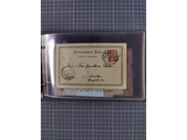 Italien: 1899/1939, interessante Sammlung der Inlands-Schiffspost mit ca. 100 Karten und GSK, dabei viele verschiedene und kl