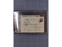 Italien: 1899/1939, interessante Sammlung der Inlands-Schiffspost mit ca. 100 Karten und GSK, dabei viele verschiedene und kl