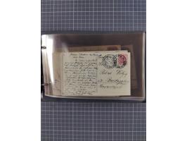 Italien: 1899/1939, interessante Sammlung der Inlands-Schiffspost mit ca. 100 Karten und GSK, dabei viele verschiedene und kl